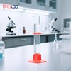 Graduated Cylinder, 4pcs of Vol.100ml, Borosilicate 3.3 Glass Cylinder, Lab