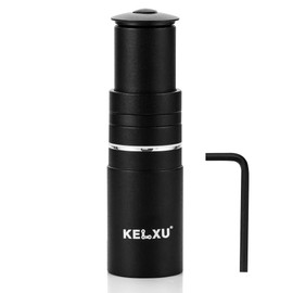 Kelxu Bike Stem Riser, Aluminum Alloy 28.6mm Fork Stem Bike Handlebar Extender for MTB/Road Bike/BMX with High-Strength Bolts (Height 115mm, Black)