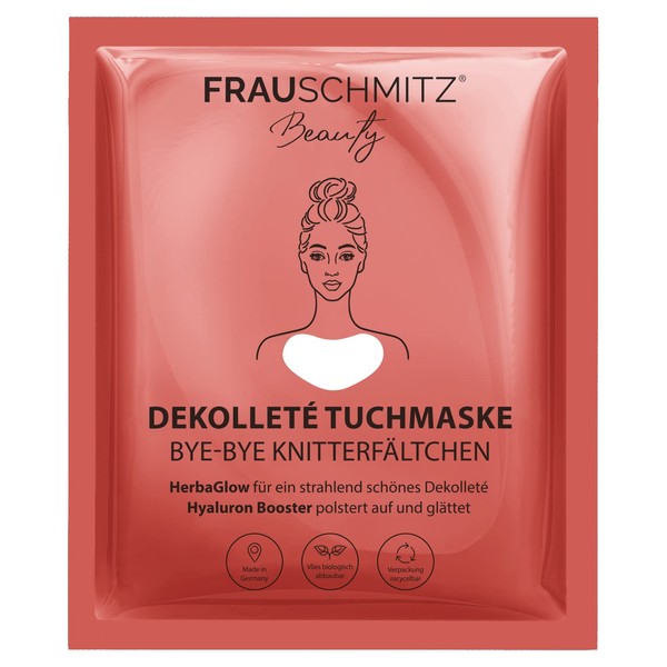 FRAUSCHMITZ Beauty ● Cleavage pad with hyaluronic serum, plumping and smoothing, glow effect, made in Germany, biodegradable, vegan, microplastic-free