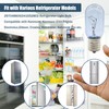 Delixike 241552802 25w Refrigerator Bulb LED for Whirlpool Electrolux Kenmore
