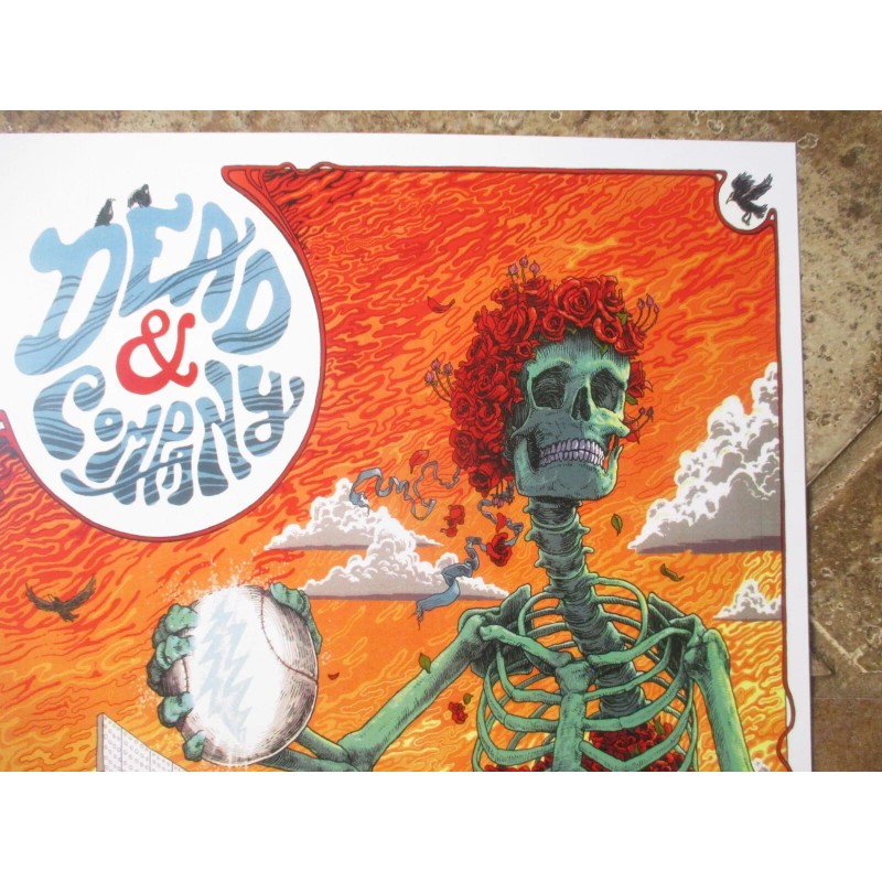 Dead & Company Grateful CONCERT 2022 SUMMER REPLICA TOUR POSTER