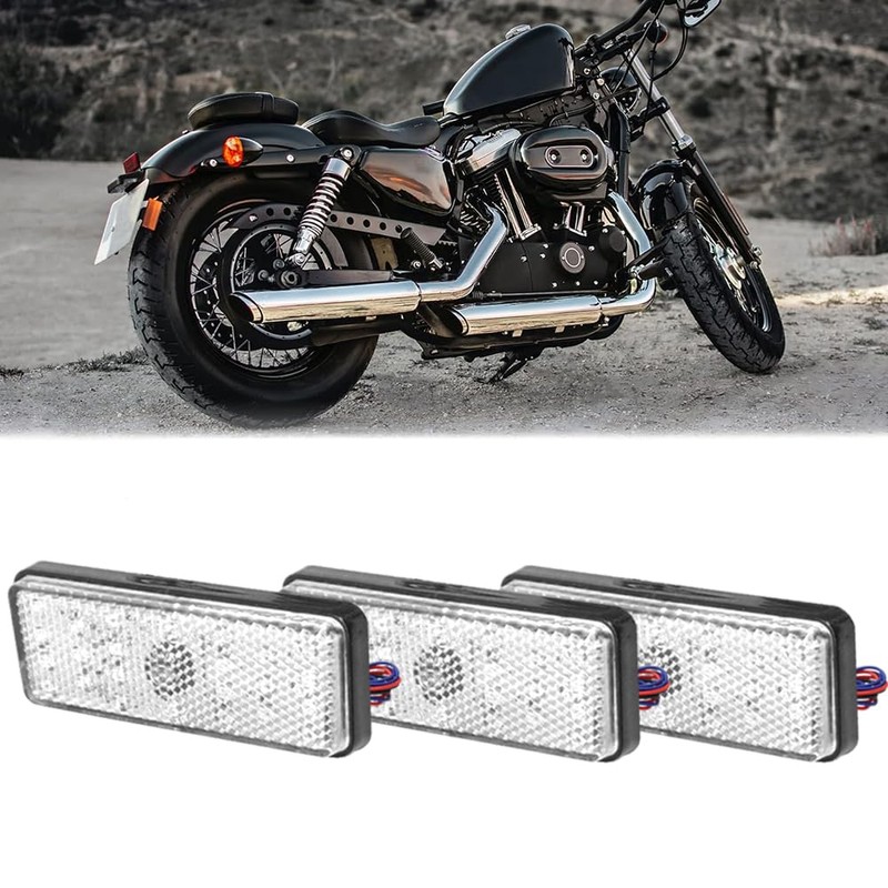 LED Reflector 12V Reflector Square Trailer Side Marker Rear Marker