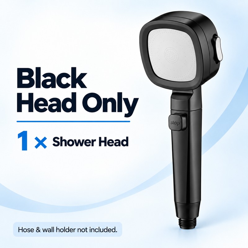 High Pressure Shower Head – 3 Adjustable Spray Modes