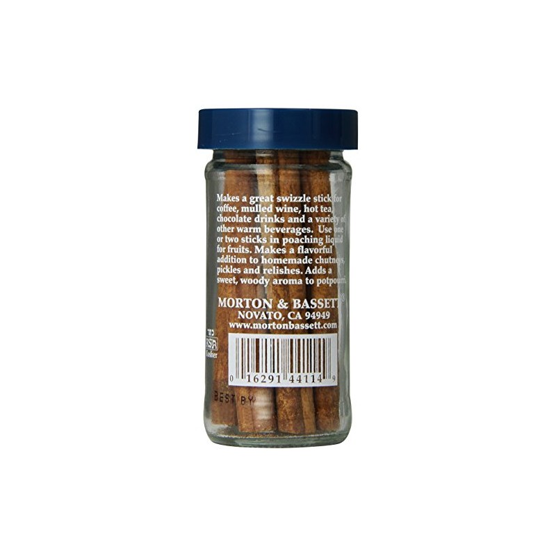 Morton & Bassett Cinnamon Sticks, 1.1-Ounce jar