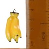 Uniquer 20Pcs Yellow Banana Micro Model Charms,Resin Imitation Food Lovely