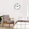 Wall Clock Silent Non-Ticking Modern Clock Battery Operated 8 Inch