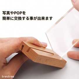 Menu Stand, Pop Stand, Sign Holder, Acrylic Menu Stand, A6 Horizontal