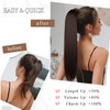 Charsun Ponytail Hair Extension For Women,Long Braided Ponytail With Hair