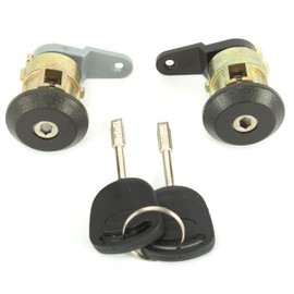 TarosTrade 60-0530-N-83741 Door Lock Cylinders Set Front With 2 Matching Keys