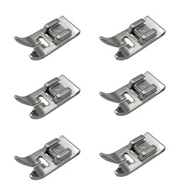 6 Pcs Sewing Machine Presser Foot Zigzag Presser Foot Snap-On Presser Foot for Most Sewing Machines Domestic Low Shank Sewing Machines