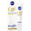 NIVEA Q10 Anti-Wrinkle Power Firming Eye Cream (15ml), Anti-Wrinkle Skincare