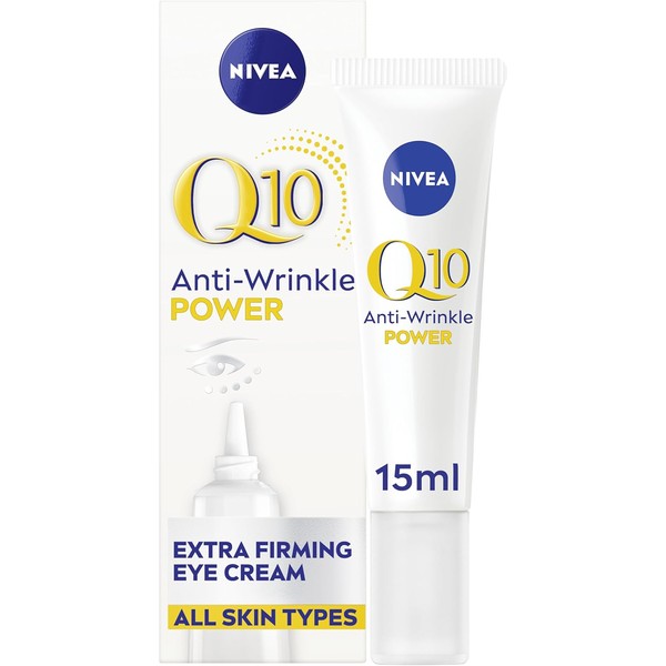NIVEA Q10 Anti-Wrinkle Power Firming Eye Cream (15ml), Anti-Wrinkle Skincare
