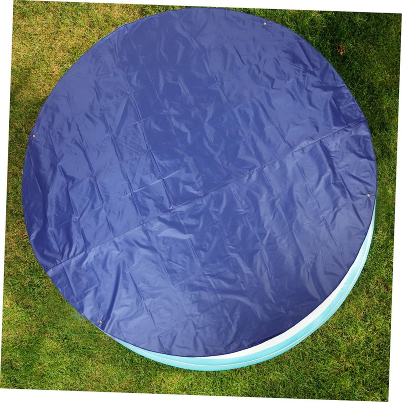 Kisangel Pool Cover Garden Inflatable Pool Safety Protective Cap Weatherproof