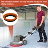 Xihu Commercial 237047 Nylon Carpet Orbiter Brush, 10.5" Diameter, Polypropylene