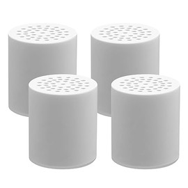Cartucho de Filtro de Ducha 20 Etapas, 4 Paquete Cartuchos de Reemplazo del Purificador de Agua, para Elimina Cloro, Impurezas y Olores, para Mejorar 