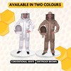USKEEPERS 3-Layer Ultra Ventilated Bee Suit for Men & Women