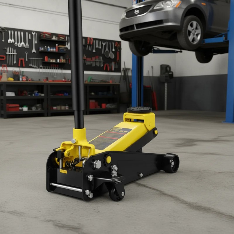 3 Ton Steel Hydraulic Floor Jack 12 In Min Height