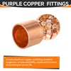 HeSun 50-Pack Copper Fittings, 1/2-Inch Copper End Cap (Plug), with