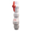 Check Valve, 2 in, Single, Inline Swing, PVC, Solvent Weld