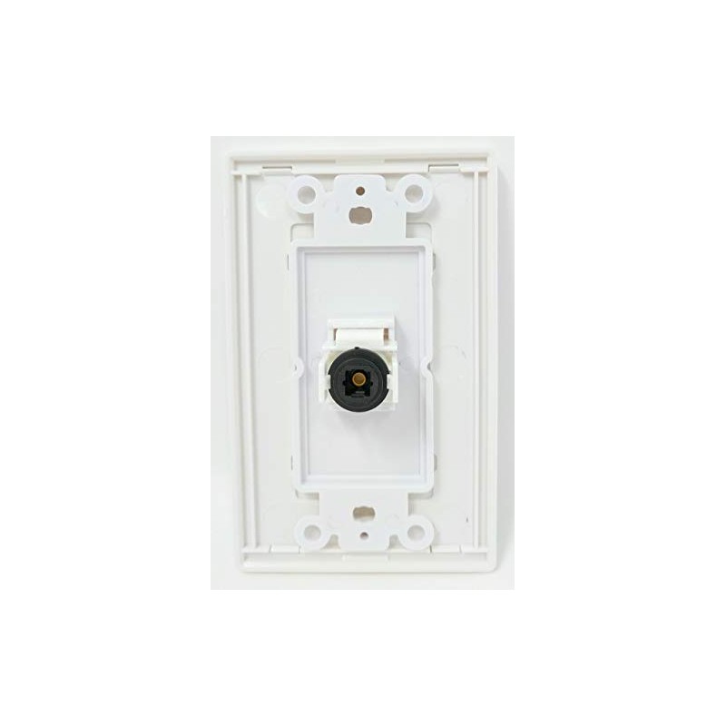 RiteAV - 1 Toslink Digital Audio Port Wall Plate Decorative