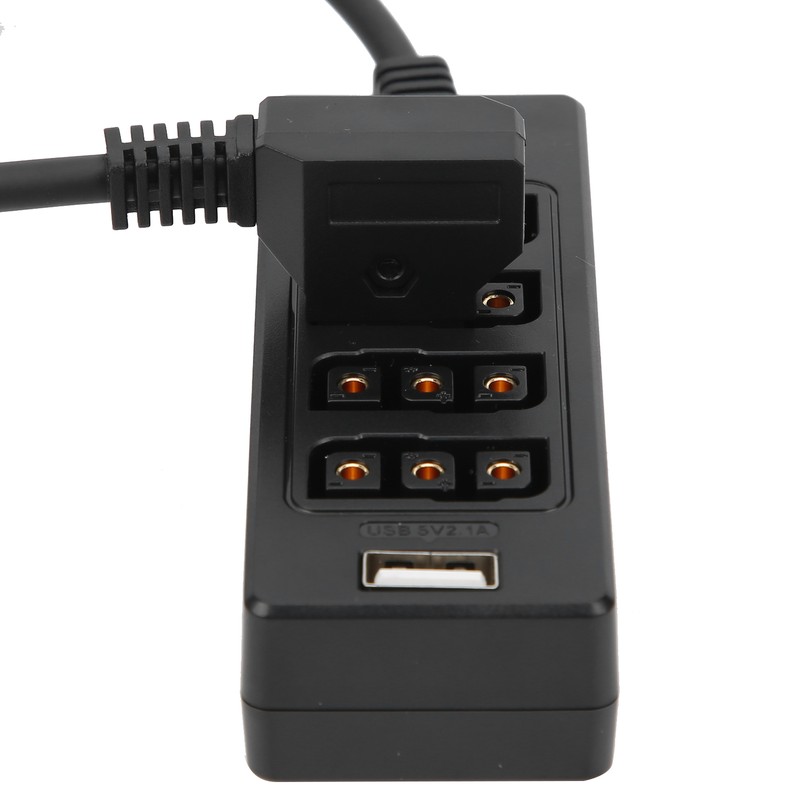 DTAP Male Port to 4 DTAP and 2 DC Female