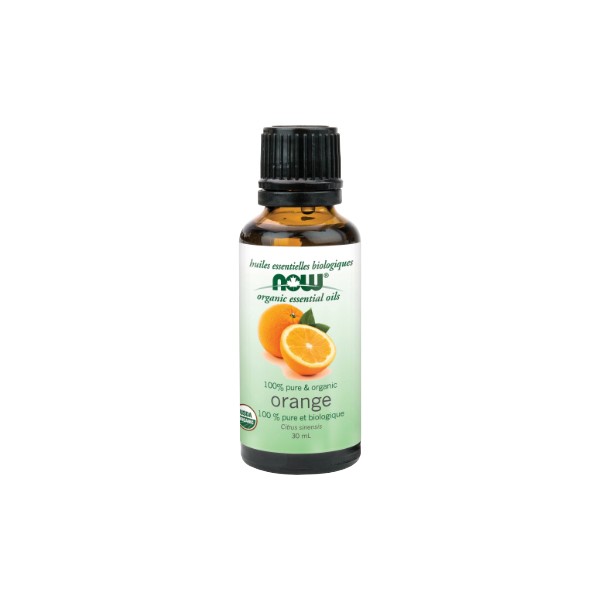 Now Essential Oils Orange Oil (Certified Organic) - 30ml
