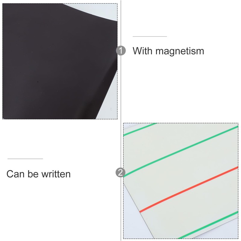 TEHAUX 4 Row Dry Erase Board Sticker Dry Erase Board