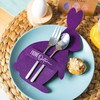 Papierdrachen 4 Felt Cutlery Holders – Easter Decoration – Rabbit