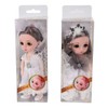 2pcs 6.7 Inch Girl Doll Joint Movable Exquisite Lovely Doll