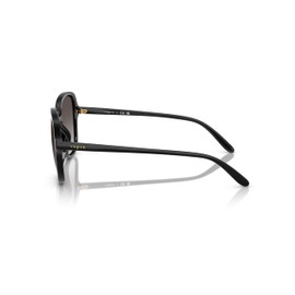 Vogue Eyewear Woman Sunglasses Black Frame, Grey Gradient Lenses, 53MM