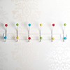 DESIGN DELIGHTS Colour Ball Wardrobe Rail 50 x 15.5 cm
