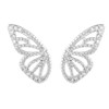 HAISWET Butterflly Wing Earrings 925 Sterling Silver Earrings for Girls