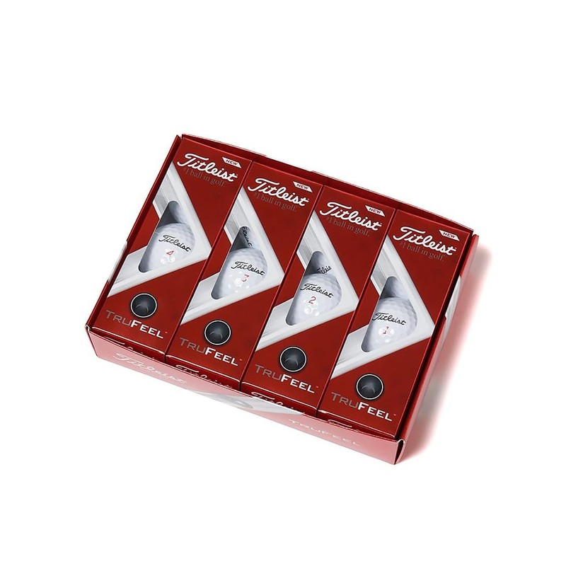 TITLEIST Golf Ball 2022 TRUFEEL Golf Ball, Unisex T6035S-J White