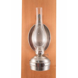 Vermont Lanterns Brass Dorset Wall Oil Lamp (12", Pewter)