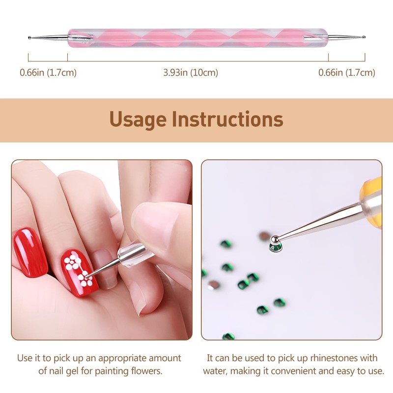 Embossing and Clay Sculpting Dotting Tool Set, Ball Stylus for