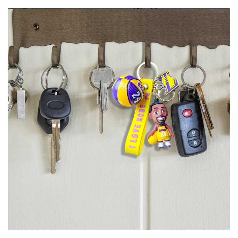 Floatdream Gift Keychain, Lakers Keyring, Lakers Cartoon Keychain, Souvenirs, Backpack