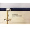 A7 Yellow PU Leather Business Notebook with Pen Pocket and