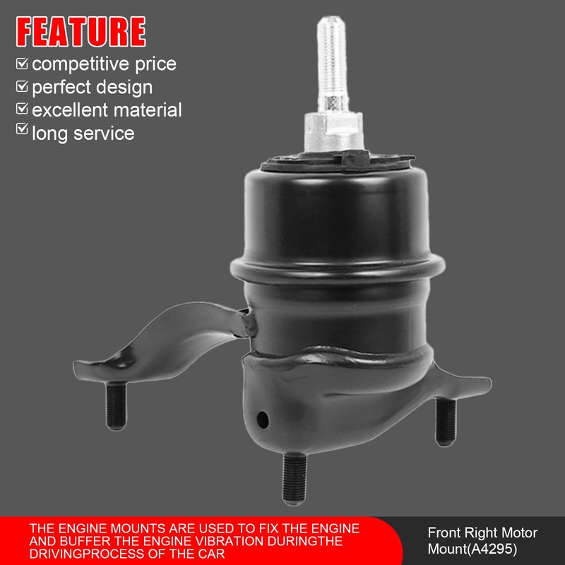 4Pcs Engine Motor Trans Mount Kit Fit for 2012-2017 Toyota