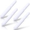 Rindion 4 Pack Toilet Paper Holder Spring Rod, White Toilet