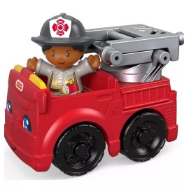 Fisher-Price Fisher Price Little People to The Rescue Fire Truck Toy With Firefighter - New