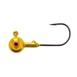 Northland Tackle Gum-Ball JIG / 10.75" / 3/8 OZ - #3/0 HK / 3 Pack/Metallic Gold
