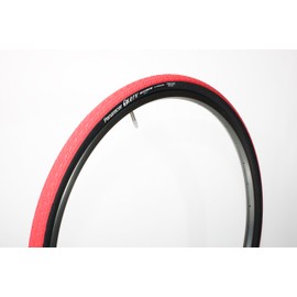 Panaracer Clincher Tires [700 x 28C] T Saab F728-TSV-R3 Red/Black Side (Cross Bike, Road Bike, Touring, Long Ride, Street Riding, Commuting)