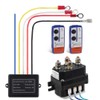 WATERWICH 12V 250A Winch Solenoid Relay Contactor+2pcs Wireless Winch Remote