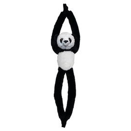 EcoBuddiez Tree Huggers - Panda from Deluxebase. 28 inch Hanging Stuffed Animals Made from Recycled Plastic Bottles. Eco-Friendly Cuddly Plush Toy and Perfect Cuddly Gift for Kids.