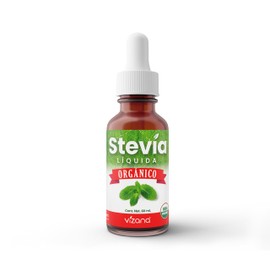 VIZANA NUTRITION | Stevia Liquida Orgánica Certificada USDA 60 ml | Rinde hasta 300 tazas