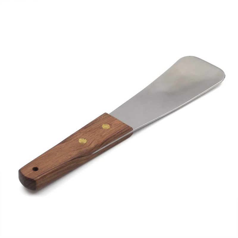 Aspire Stainless Steel Ice Cream Scoop with Wooden Handle, Durable