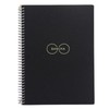Notebook B5 Black Round Sign Circle Line Design Portable PP
