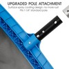 TidyMister Pool Skimmer Net with Self-Repair Fine Nylon Mesh Bag,