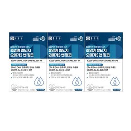 Chong Kun Dang Blood Circulation Health Project 365 Supercritical Altige Omega 3 & Ginkgo 60 Capsules 3 Boxes / 종근당 혈행건강 프로젝트 365 초임계 알티지 오메가3 앤 징코 60캡슐 3박스