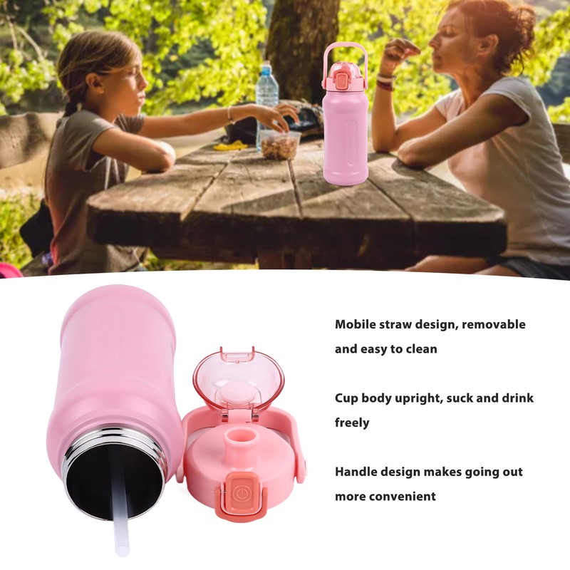 1100ML Vacuum Cup Stainless Steel Insulated Water Bottle Sports Water
